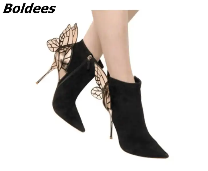 classy black high heels