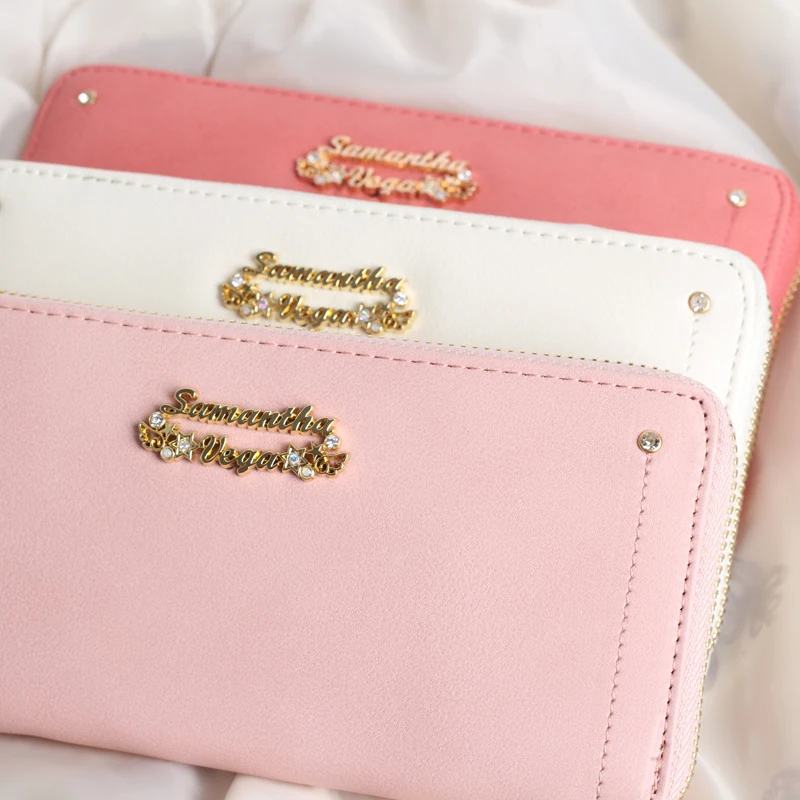 

Princess sweet lolita bag Variety of Sakura 20th Anniversary Edition long wallet sweet Macaroon color zipper purse women WW007