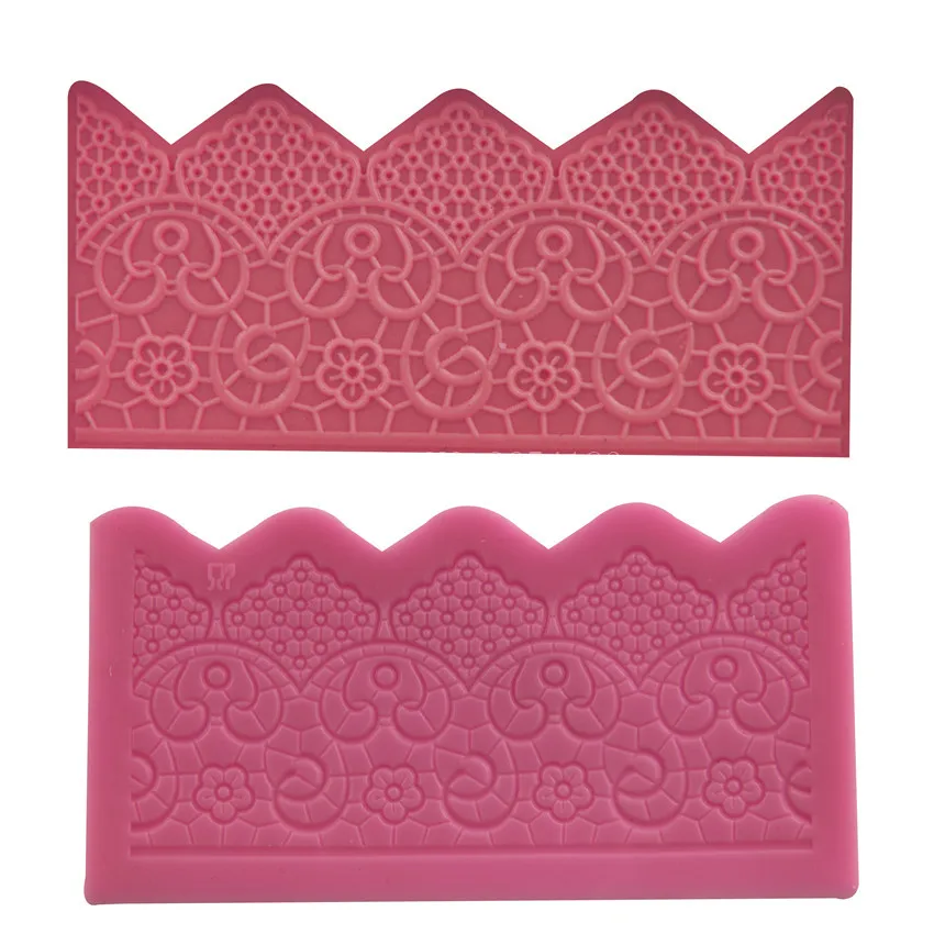 

Craft Flower Vine Lace Silicone Fondant Soap 3D Cake Mold Cupcake Jelly Candy Chocolate Decoration Baking Tool Moulds FQ2357