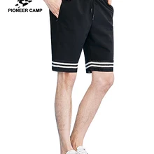 Пионерский лагерь, новые быстросохнущие шорты, Мужская брендовая одежда, сетчатые полосатые мужские повседневные шорты, качественные Стрейчевые Бермуды, мужские, ADK801183