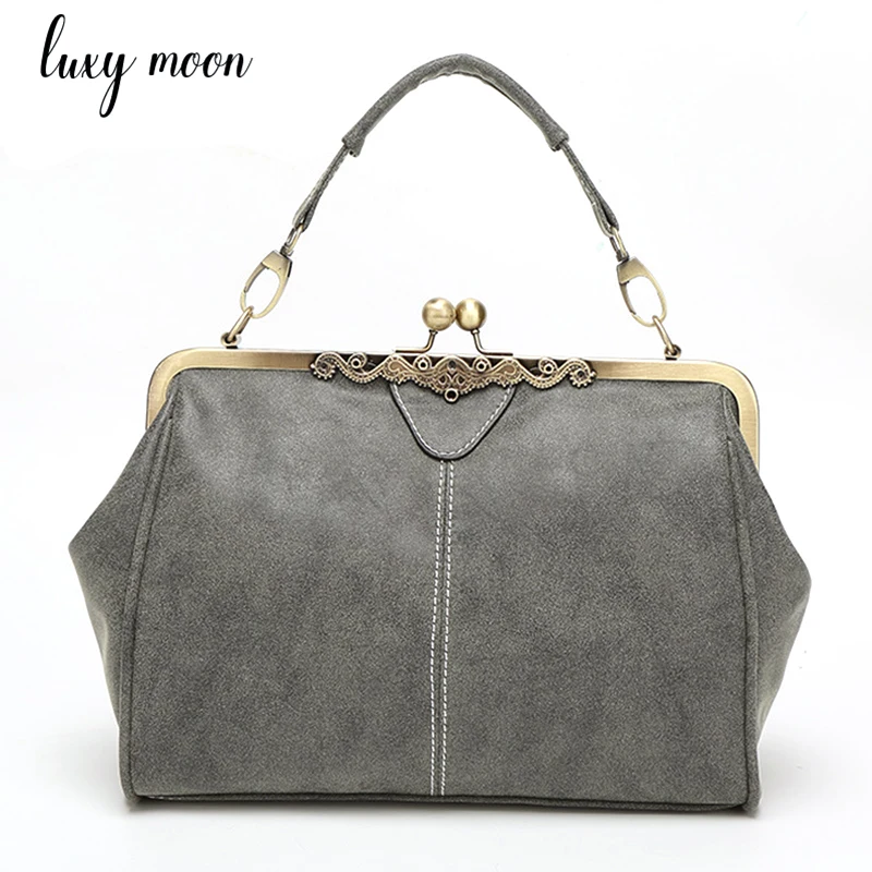 

Brand Design Solid Color Women Handbags Fashion Lady Messenger Bags Retro Scrub Leather Female Shoulder Bag High Quality Bolsa