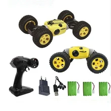 2,4 г 4WD 1:16 один ключ трансформирующий трюк rc автомобиль Высокая скорость 360 градусов опрокидывание двухсторонний скалолазание внедорожные транспортные средства игрушка подарок