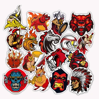 

TD ZW Original 100 Pcs Muscle Power Style Stickers For Car Laptop Skateboard Motorcycle Bedroom Book Cool PVC Pegatinas Sticker