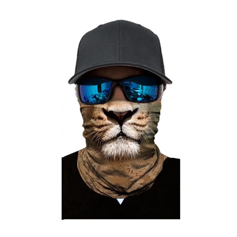 3D Animal Magic Balaclava Face Mask Warmer Cycling Motorcycle Ski Neck Gaiter Shield Durag Men Head Bandana Scarf Sun Mask #3J#F (3)