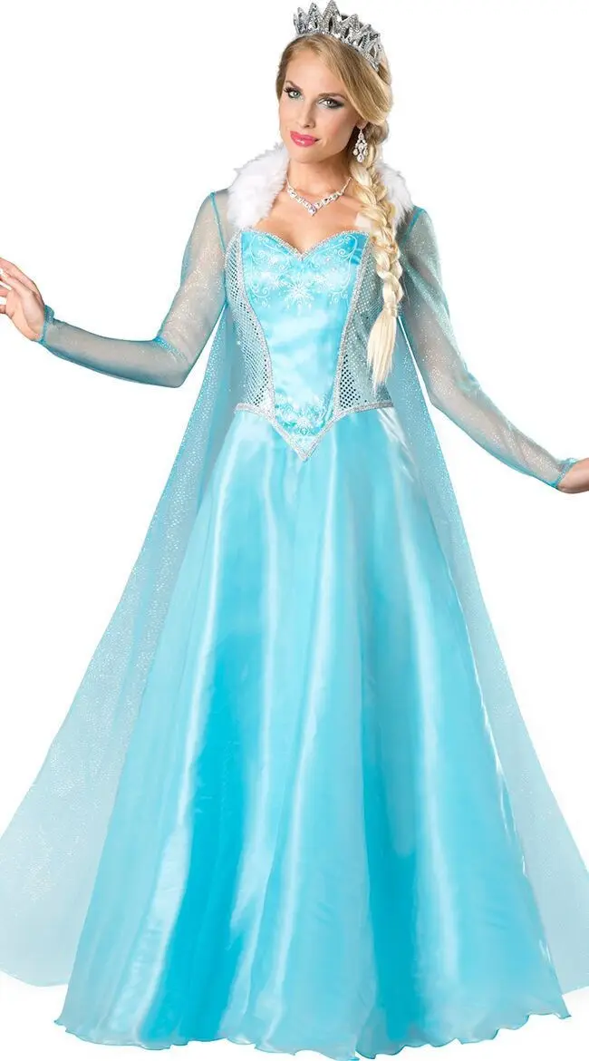 snow themed dress