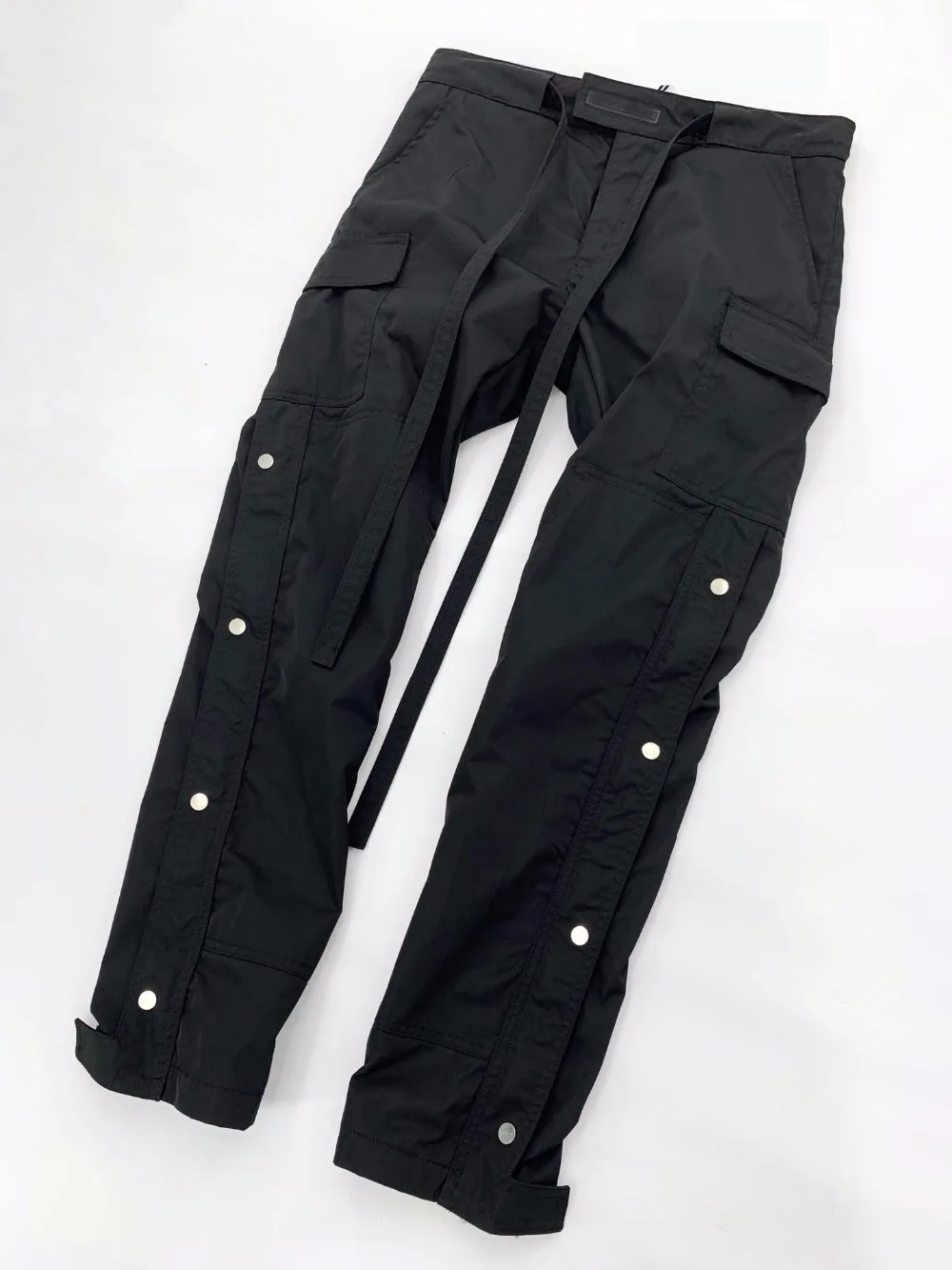 

Owen Seak Men Casual Cargo Pants Gothic Men's Clothing Sweatpants Spring Women Solid Loose Drawstring Pants