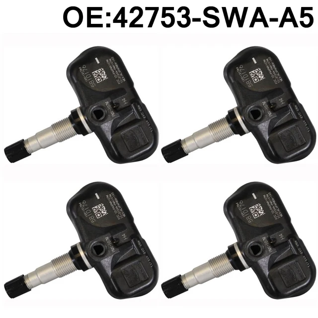 4 Sztuk Nowy Czujnik Ciśnienia W Oponach Koła Tpms 315Mhz Dla Honda Crv 2007 2008 2009 2010 2011 2012 Sklep Online Tanie Tanio + Akcesoria