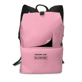 

K Pop Blackpink Backpack BLACKPINK Square One Backpacks Multi Function Pattern Bag Teenage Men's - Women's Travel Bags