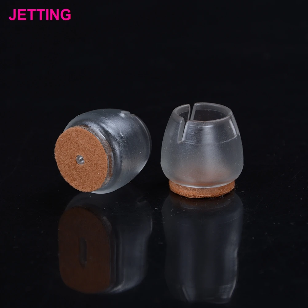 

4pcs Chair Leg Caps Silica gel Feet Protector Pads Furniture Table Covers Round Bottom Non Slip Cup For Chairs Hardware