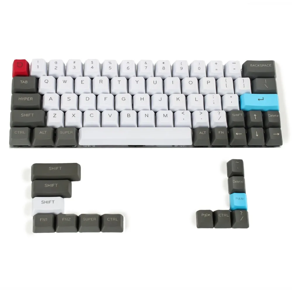 Набор клавиш YMDK 61 64 68 ANSI на заказ комплект с толстым профилем OEM PBT для