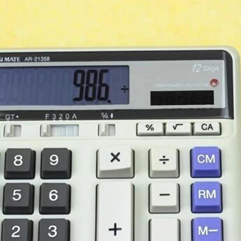 2018 كبير شاشة عرض 12 أرقام مكتب الأعمال آلة حاسبة إلكترونية الشمسية المزدوجة الطاقة Calculadora المالية البنك حاسبة 2018 كبير شاشة عرض 12 أرقام مكتب الأعمال آلة حاسبة إلكترونية الشمسية المزدوجة الطاقة Calculadora المالية البنك حاسبة
