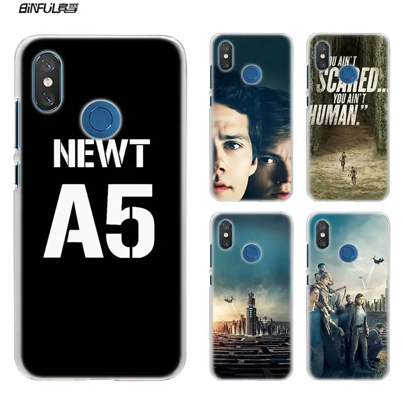 

For Xiaomi Redmi Note 7 Go 6 6A Pro S2 5 Plus 4X Mi Play 8 lite A2 A1 Clear Hard Plastic Case The Maze Runner