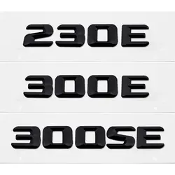 Автомобильные хром номера письмо наклейки Задняя Крышка багажника герба наклейки 300E логотип для Mercedes Benz