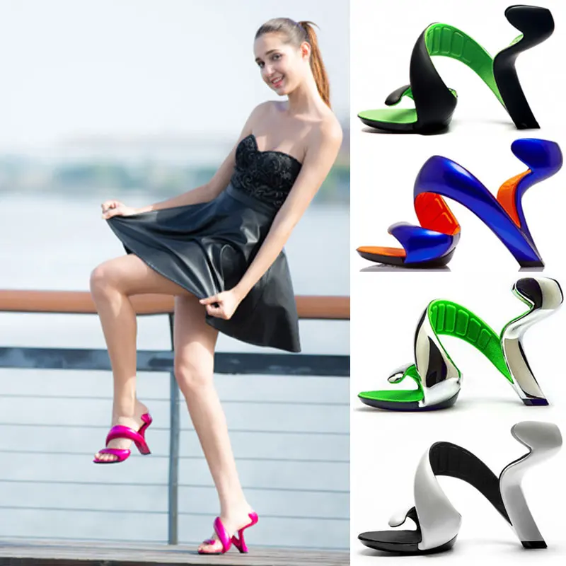 casual high heel sandals