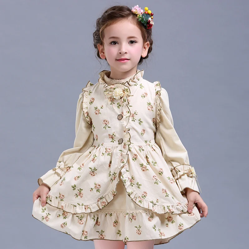 

Baby girl Clothing Set 2017 New Autumn Winter Kids 2 Piece Sets Cotton Children Outerwear Clothes for Girls 2 3 6 8 10 11 years