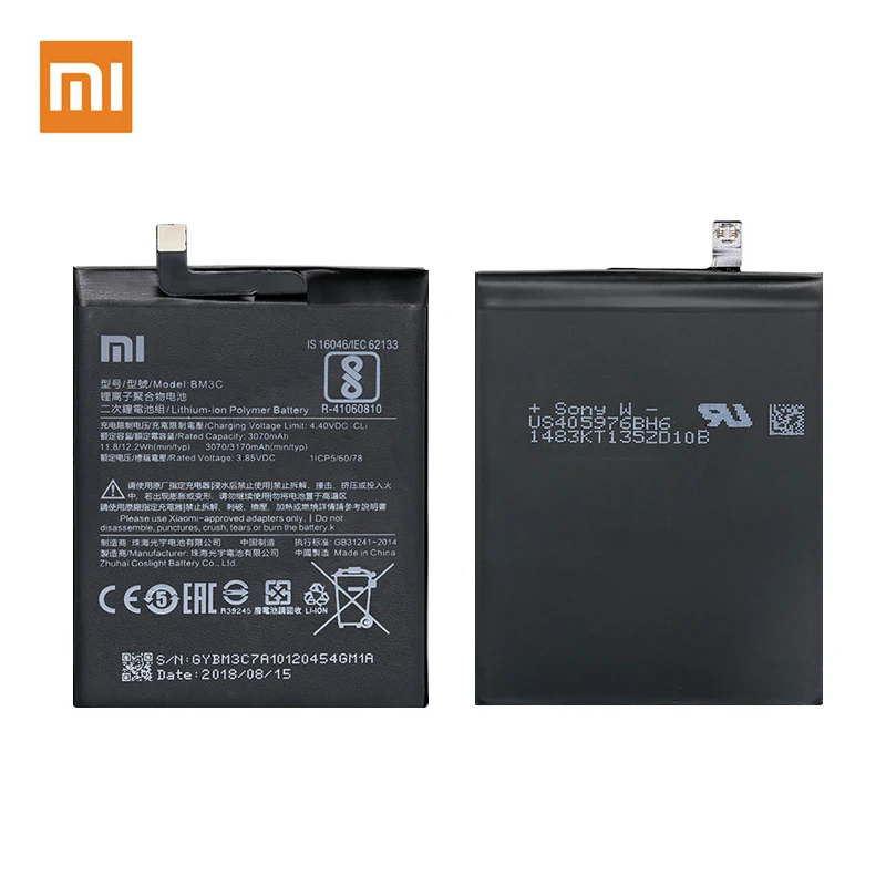Оригинальная батарея Xiaomi BM3C для Xiaomi 7 MI7 3070/3170 запасная батарея AKKU для телефона, мАч с набором инструментов лучшего качества Быстрая