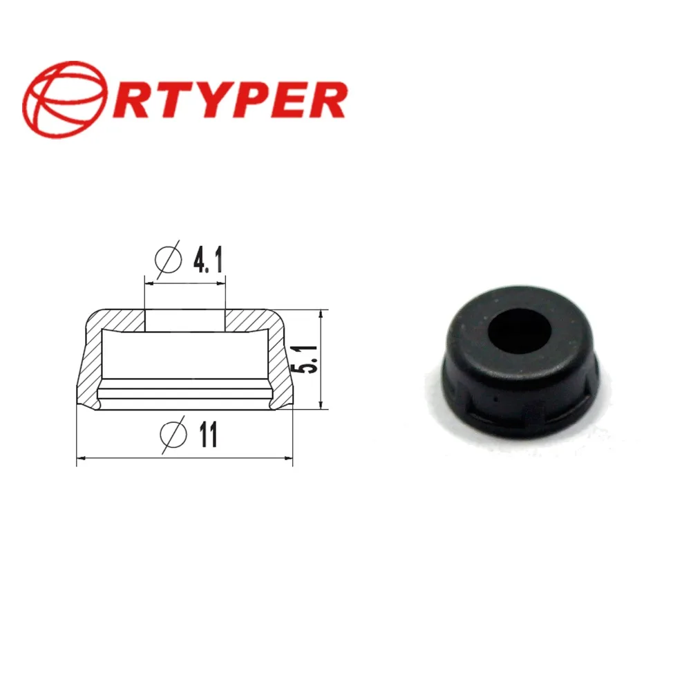 

100pcs Universal Fuel injector Plastic Caps Pintle Caps 4.1*11*5.1mm 31005