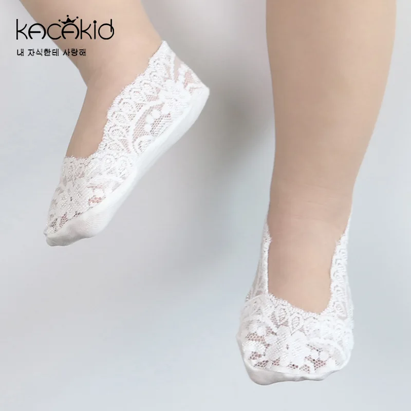 

Kacakid baby girls boat socks children Princess Floral Lace socks cotton lace socks for Girls 5 colors