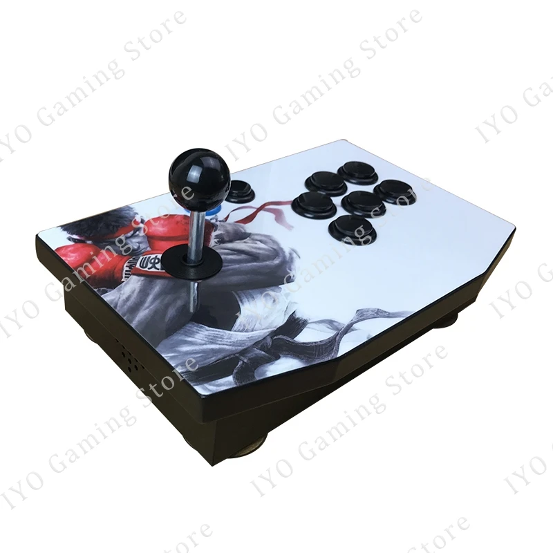 

IYO Pandora Box X Arcade Console 8pcs 3D Games 2600 in 1 Pandora Arcade Box Metal Box Retro Video Games Arcade Console