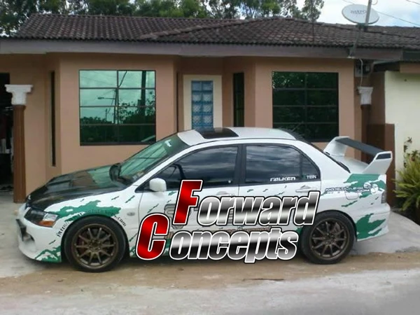

FOR CARBON FIBER BLADE LANCER EVO LUTION 7 8 9 REAR WING TRUNK SPOILER