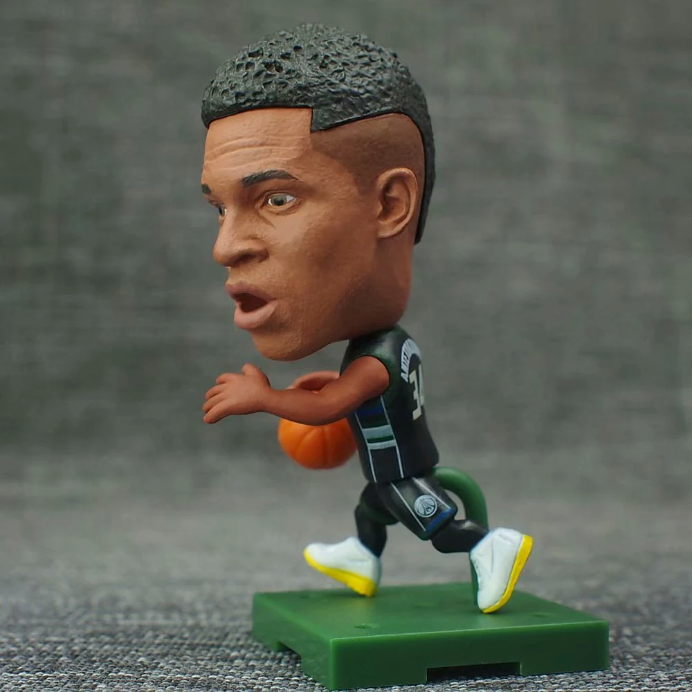 

Basketball Star 6.5cm Height Resin Dolls 34# Giannis Antetokounmpo 2.5" Action figure toys