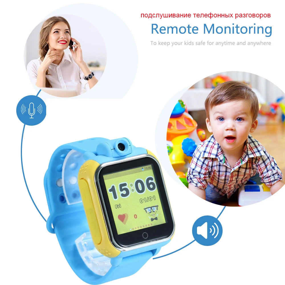 720P Camera Kids Wristwatch 3G Wifi GPS Locator Tracker Smart Watch With Camera IOS Android 600 MAh Children's day gift