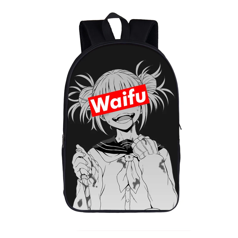 Sugoi Senpai аниме Waifu персонализированные шикарные школьные сумки с принтом для подростков школьный рюкзак женская сумка для книг - Цвет: 16sugoi05