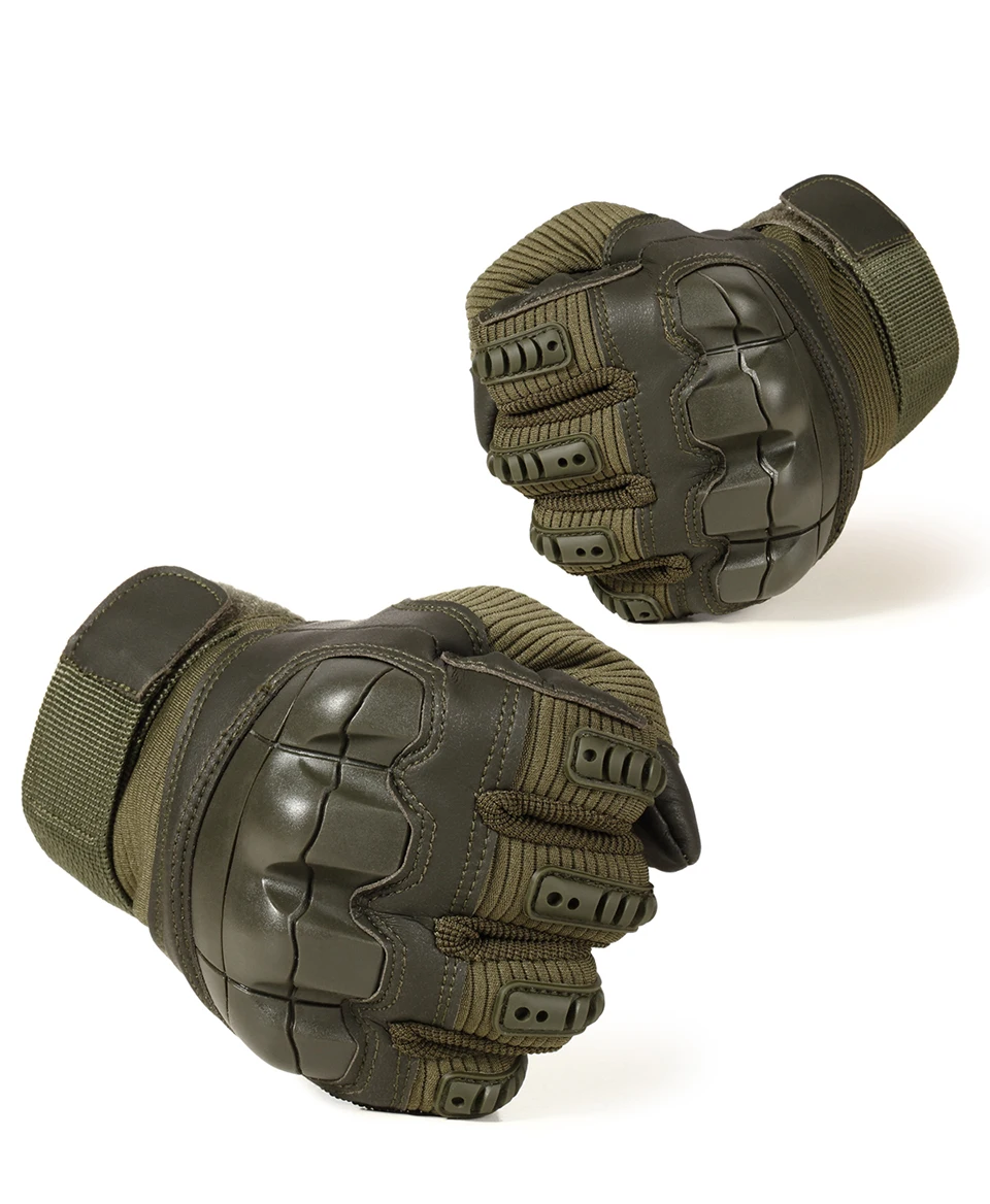 Полный Палец Тактические армейские перчатки Военные Пейнтбол Стрельба страйкбол велосипедный боевой из искусственной кожи сенсорный экран резиновый Жесткий Костяшки