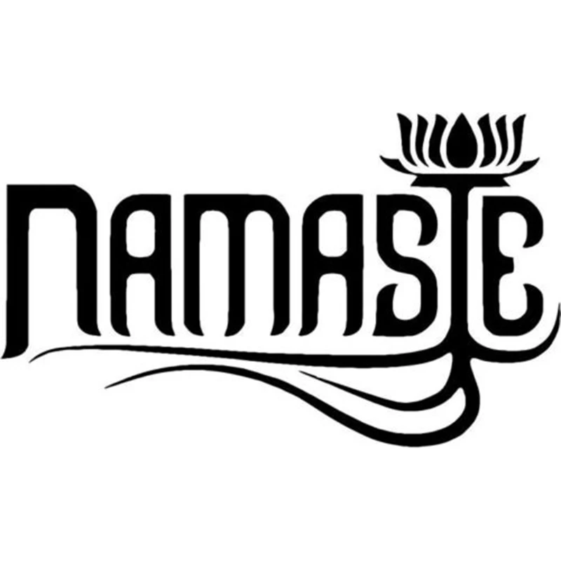 

Namaste Yoga Decal Sticker Car Truck Window Cute And Interesting Fashion Sticker Decals