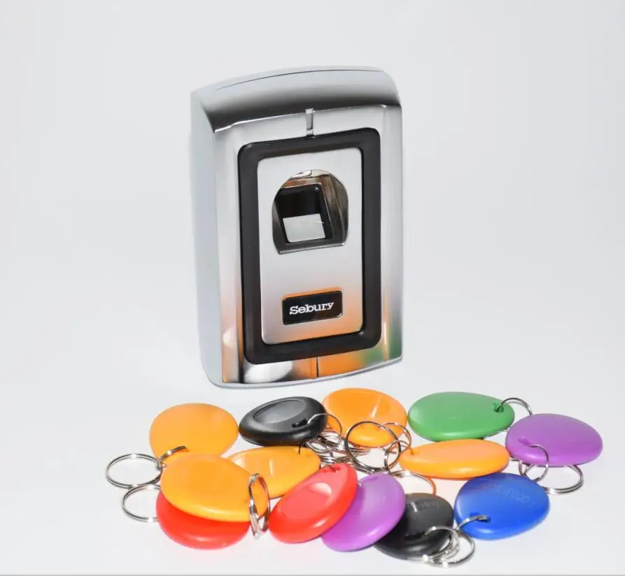 

1000 users Anti-vandal Metal Fingerprint & RFID Access Controller with WG26 Input & Output for door lock gate opener