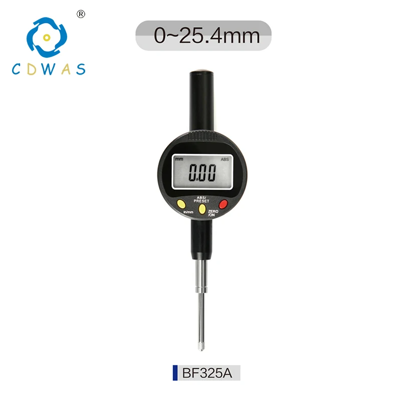 

Digital Indicator Electronic Micrometer Digital 0-25.4 mm High Precision 0.01mm Dial Indicator Gauge With Retail Box