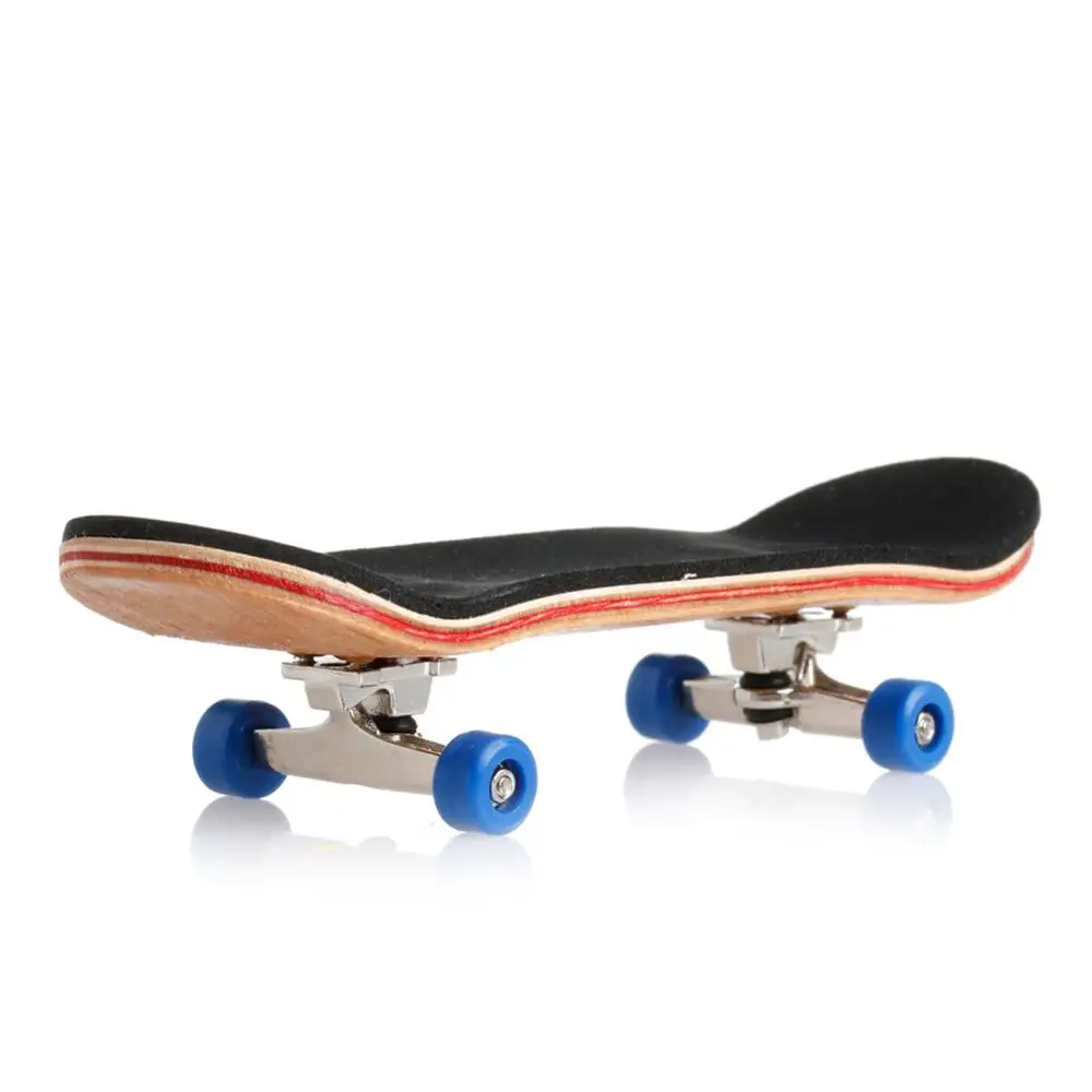 1Pc Wooden Deck Fingerboard Skateboard Sport Games Kids Gift Maple Wood Set New