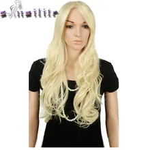 S-noilite длинные волнистые косплей красный зеленый Puprle розовый черный синий серебристый серый коричневый синтетические волосы парики