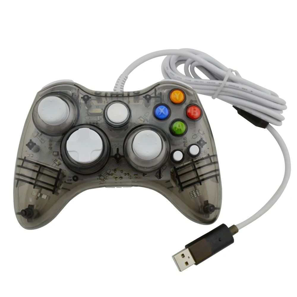 xunbeifang 50pcs Wired PC USB Controller font b gamepad b font joystick for xbox360 Game Controller