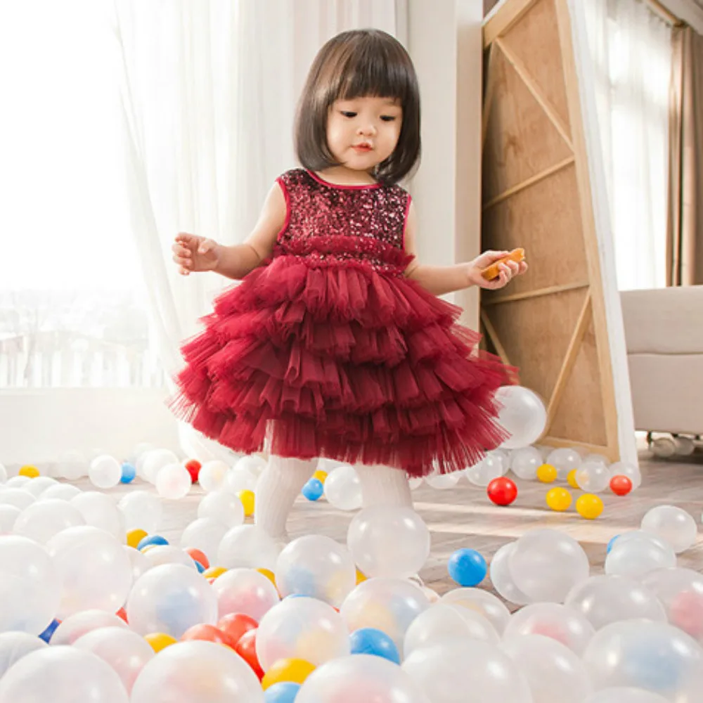 

Hight Quality New Baby Dress Gold Sequined Lace Sling Tutu Dresses for Party Wedding Clothing Size 1-8Y Vestido Infantil CA557
