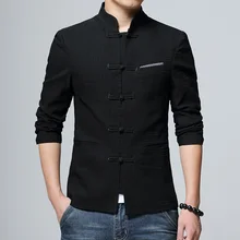 Китайский Ретро стиль Черная куртка мужская тонкая элегантная мужская куртка размер S-4XL черный мужской блейзер