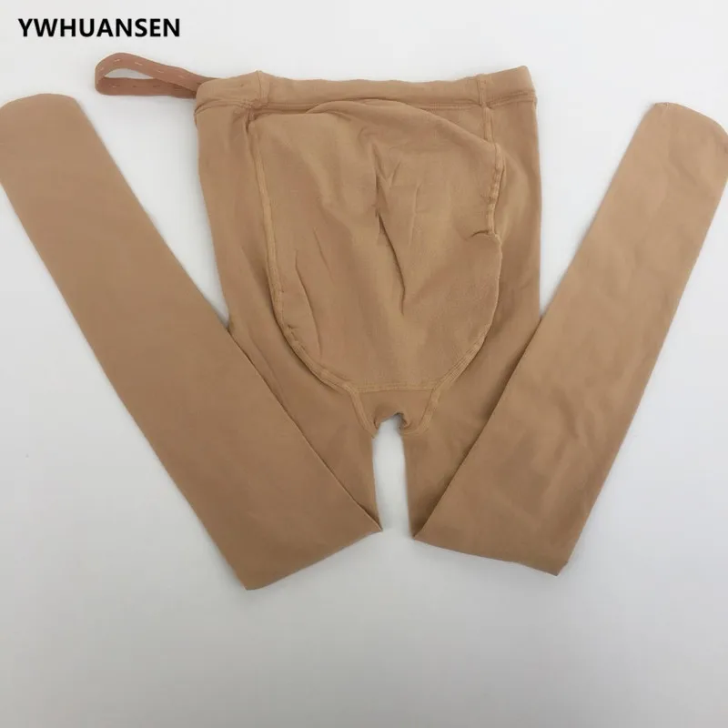 Spring Autumn Velevt Tights For Pregnant Women Adjustable High Waist Maternity Pantyhose U-shaped Belly Support Sock 4
