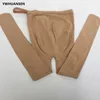 Spring Autumn Velevt Tights For Pregnant Women Adjustable High Waist Maternity Pantyhose U-shaped Belly Support Sock 4