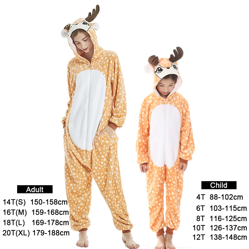 Зимние пижамы кигуруми, единорог для детей, пижамы для маленьких девочек, детская одежда для сна, животные, панда, единорог, комбинезон для взрослых
