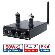Dilvpoetry R50 TPA3116D2 HiFi Mini Hybrid Tube Power Amplifier Stereo Headphone Amp Bluetooth 4.2 Receiver 50W*2 Vacuum 6J4 Tube Dilvpoetry R50 TPA3116D2 HiFi Mini Hybrid Tube Power Amplifier Stereo Headphone Amp Bluetooth 4.2 Receiver 50W*2 Vacuum 6J4 Tube