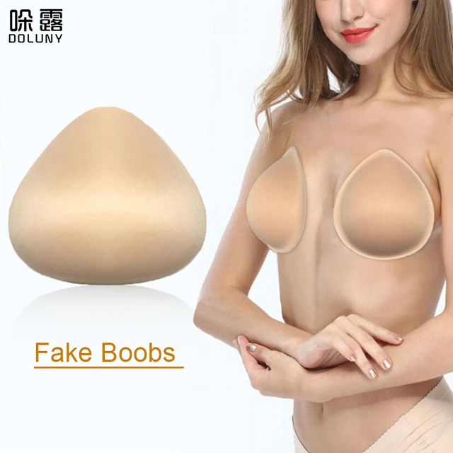 Realistic Sponge Breast Forms Breast Prosthesis Fake Boobs Enhancer Bra  Padding Inserts For Swimsuits Crossdresser Cosplay D40 - Breast Protheses -  AliExpress