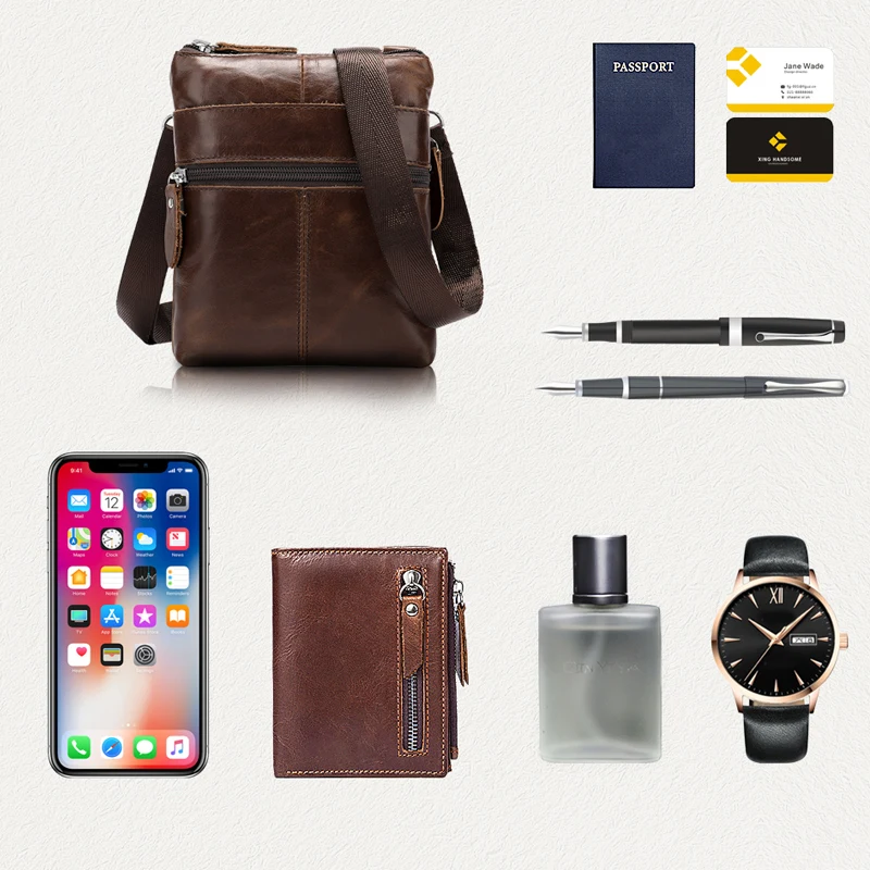 Сумка мессенджер WESTAL Мужская маленькая из натуральной кожи|bag women shoulder|bag ladiesmessenger