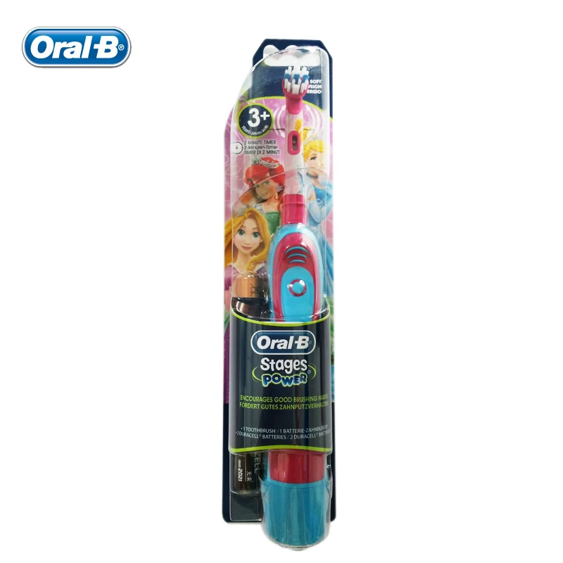 Детская зубная щетка для зубов Oral B DB4510 детская принцессы мягкая