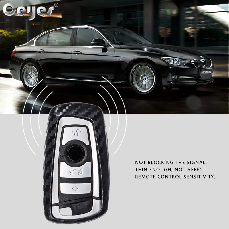 Carbon fiber key cover for BMW (3)