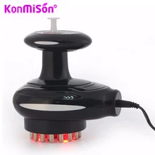 KONMISON Вибрационный микротоковый массажер для похудения тела, антицеллюлитный массаж шеи и спины, инфракрасная вибрационная терапия, машина для красоты