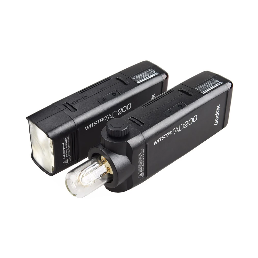 US $325.35 GODOX AD200 Pocket Flash Light TTL 24G HSS 18000s Double Light Head 200Ws 24G Wireless X System For Canon Nikon Sony
