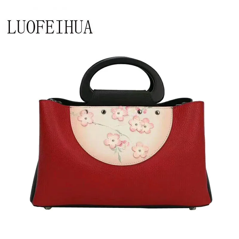 

Genuine Leather women bags for women 2019 new luxury crocodile pattern handbag Brand bags handbags ladies Designer bags