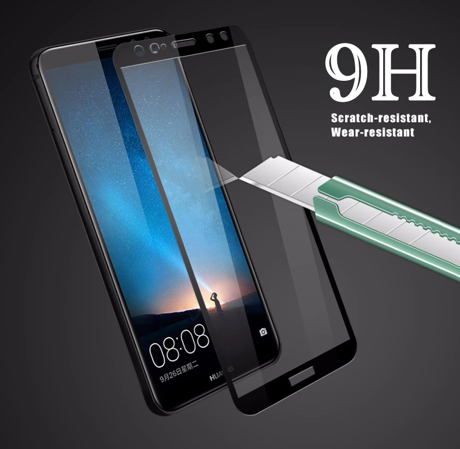 Протектор экрана для huawei Companion mate 10 Lite стекло на закаленное nova 2i полное