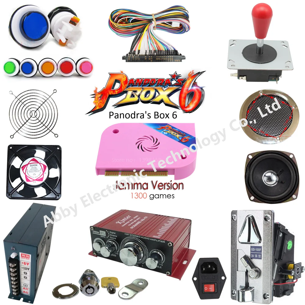 

Hot sale Arcade Jamma Kit Pandora box 6 DIY Kit For Arcade Cabinet
