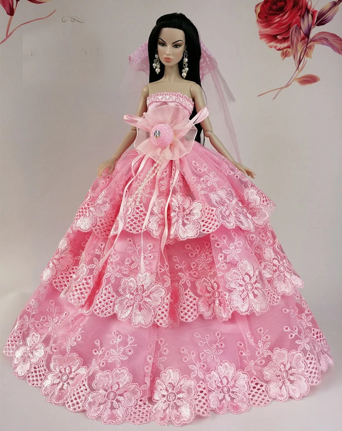 flower girl barbie doll